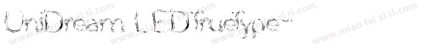 UniDream LEDTrueType字体转换